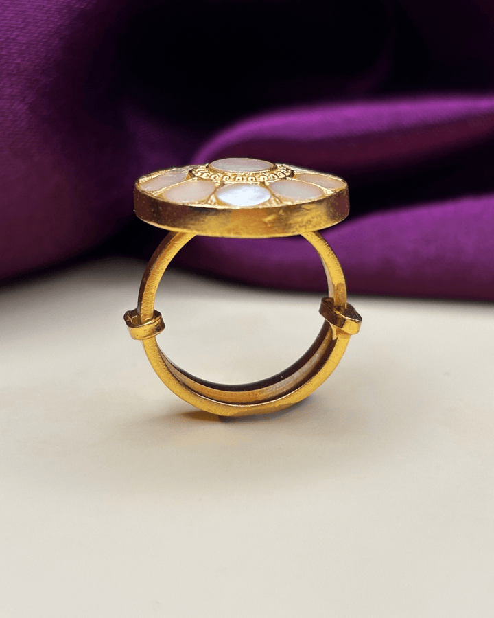 Aura Mother of Pearl Ring - HS925