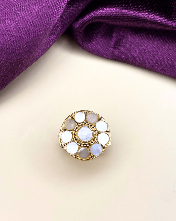 Aura Mother of Pearl Ring - HS925