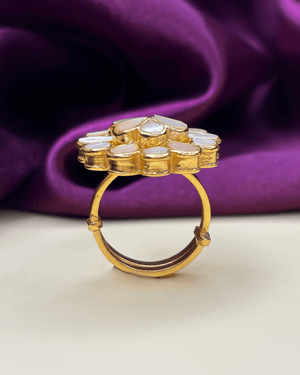 Bloom Mother of Pearl Ring - HS925