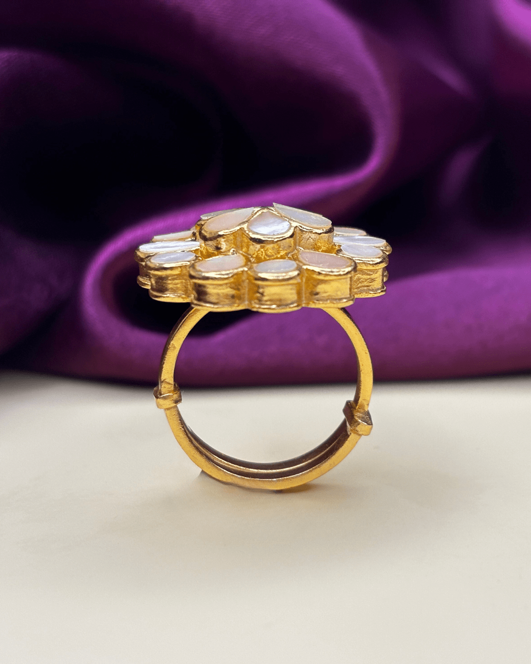 Bloom Mother of Pearl Ring - HS925