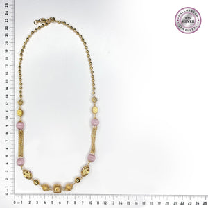Blush Royale Mala with Ornamental Details - HS925