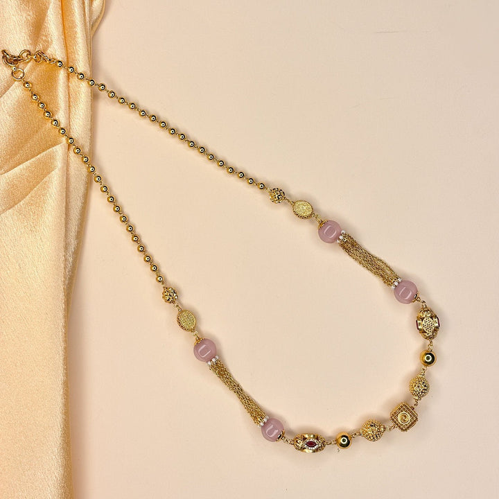 Blush Royale Mala with Ornamental Details - HS925