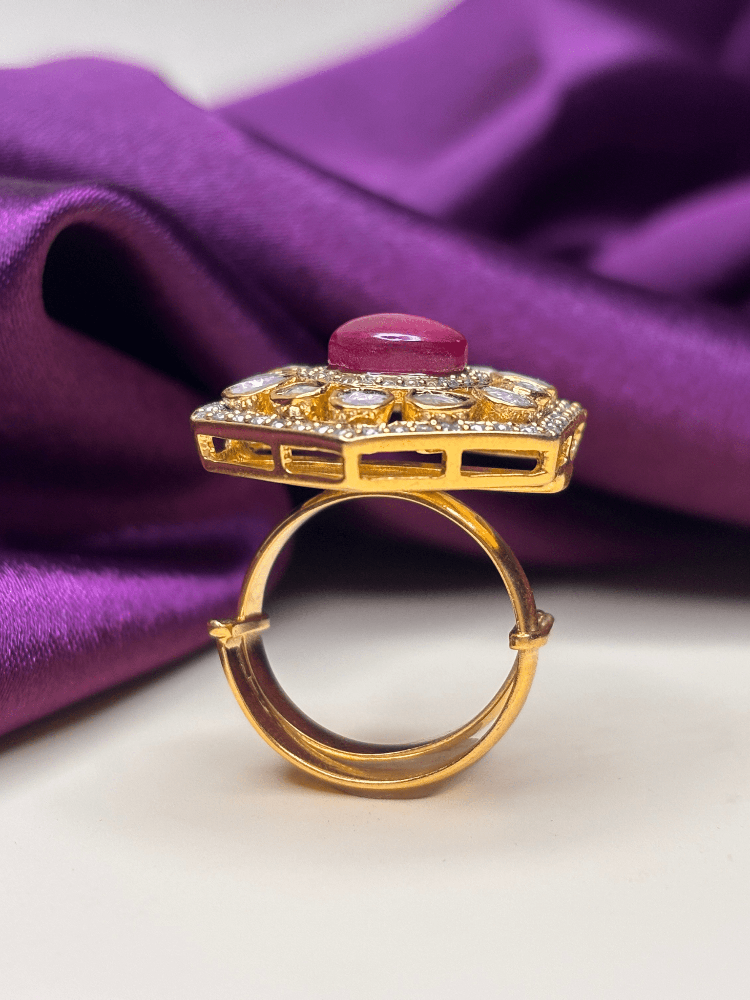 Crimson Astra Ring - HS925