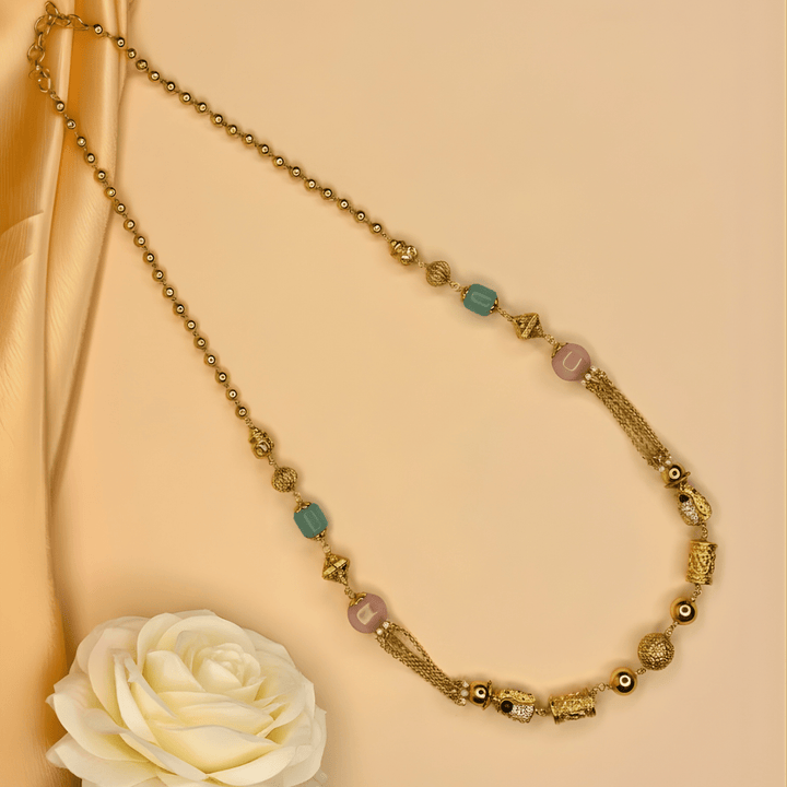 Elegance Mala with Semi-Precious Beads - HS925
