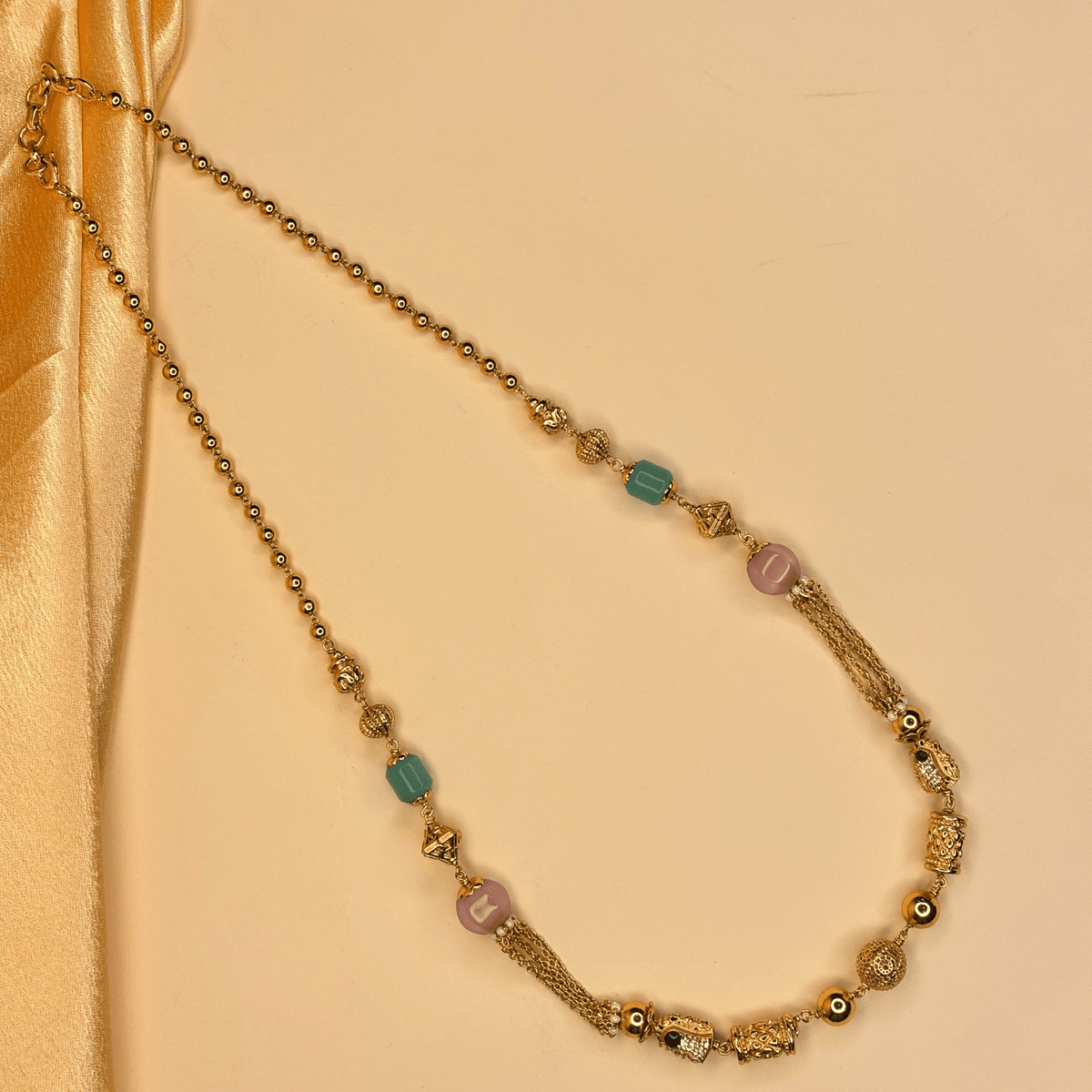 Elegance Mala with Semi-Precious Beads - HS925