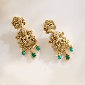 Exquisite Temple Jewellery Bridal Set - HS925