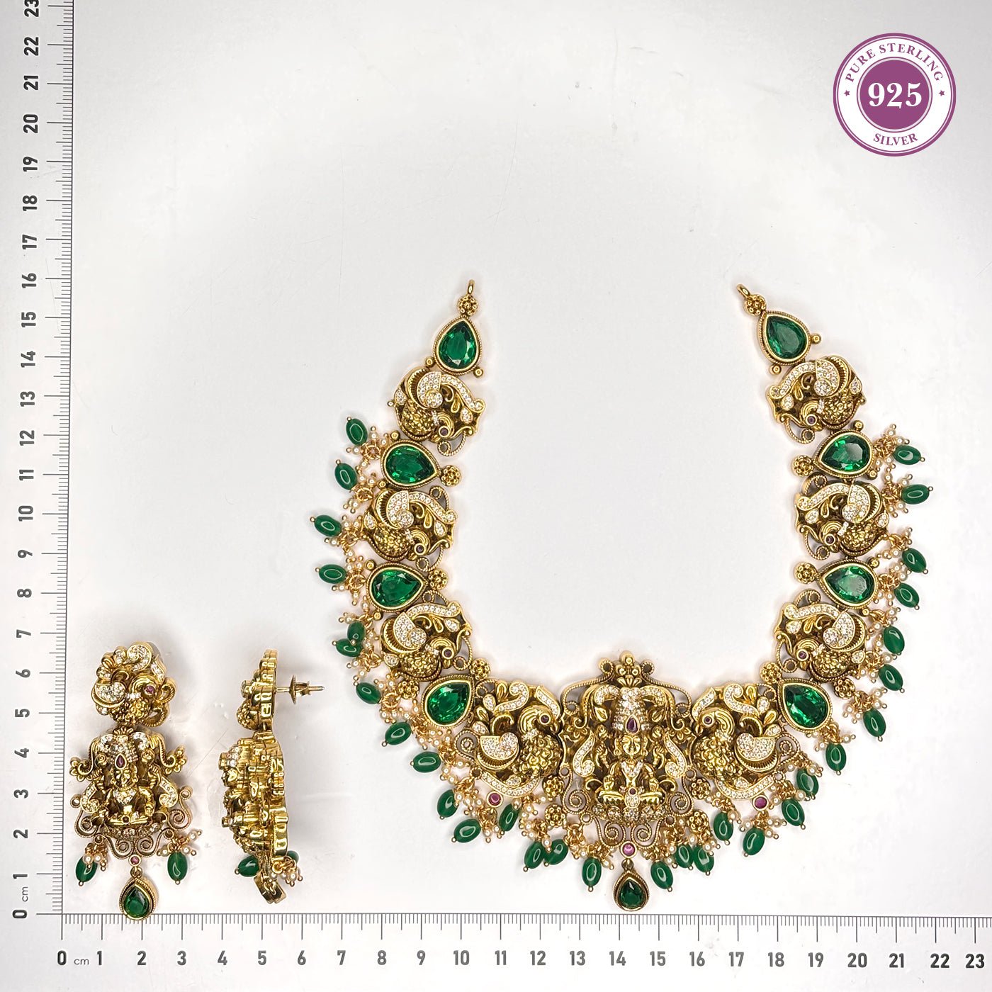 Exquisite Temple Jewellery Bridal Set - HS925