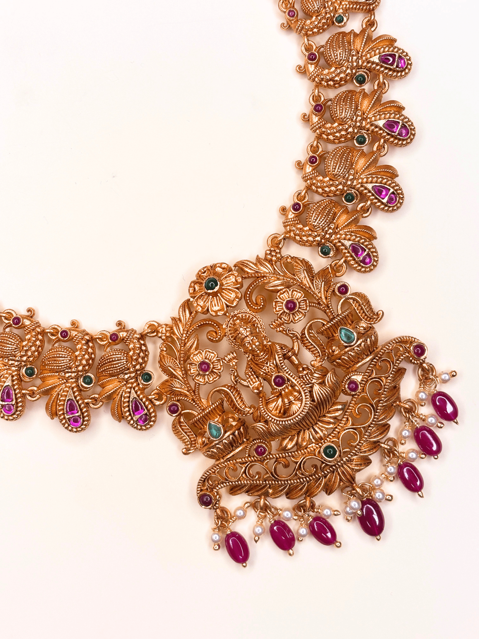 Lakshmi Mayurika Long Necklace - HS925