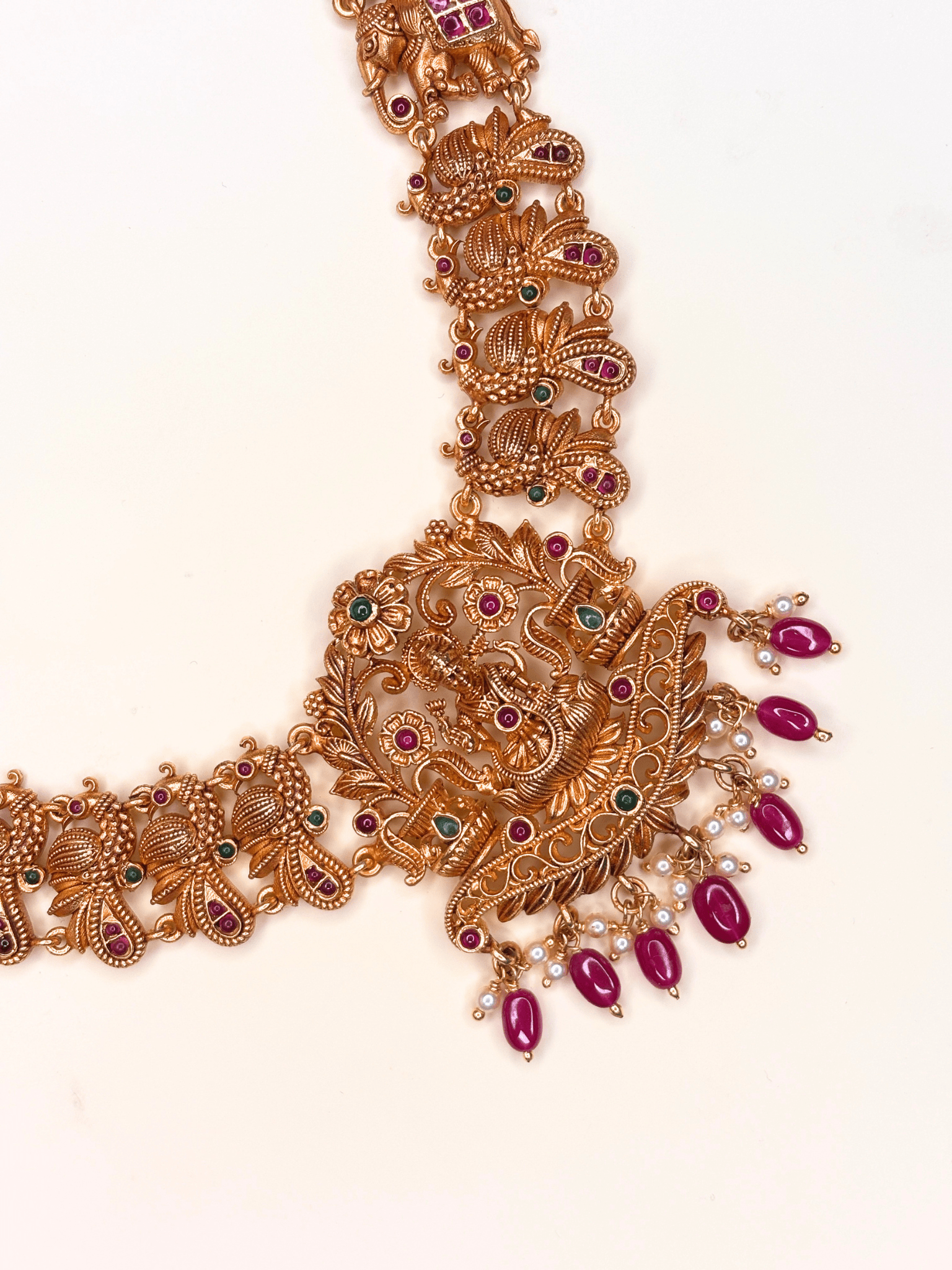 Lakshmi Mayurika Short Necklace - HS925