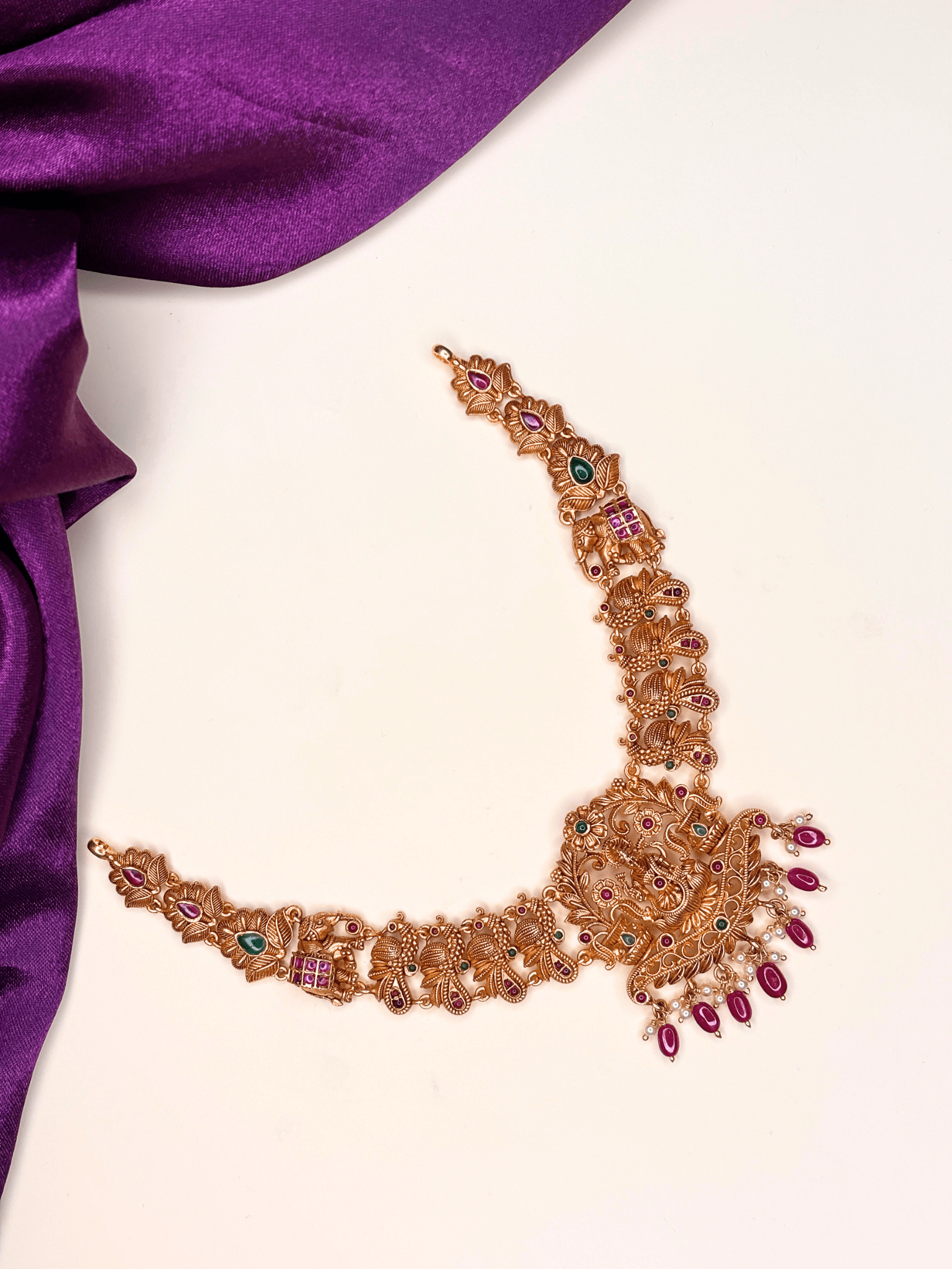 Lakshmi Mayurika Short Necklace - HS925