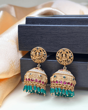 Lakshmi Vanam Jhumkas - HS925