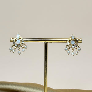 Luminous Grace Mother of Pearl Earrings - HS925