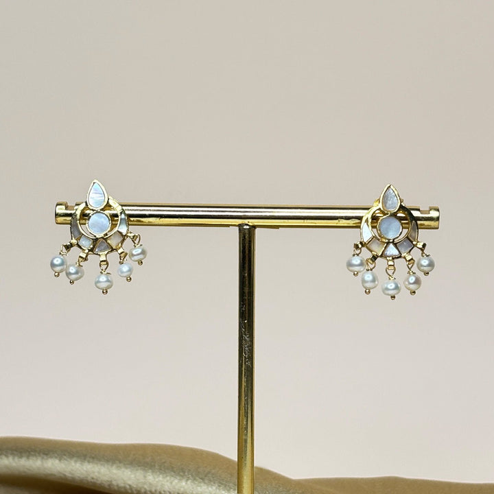 Luminous Grace Mother of Pearl Earrings - HS925