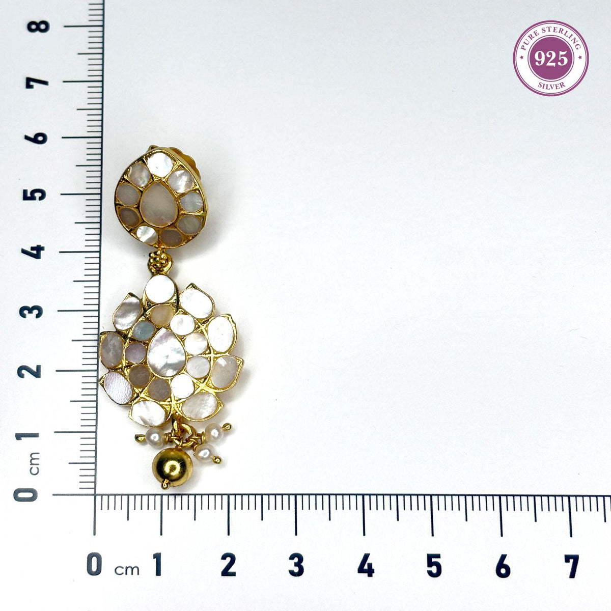 Majestique Mother of Pearl Danglers - HS925