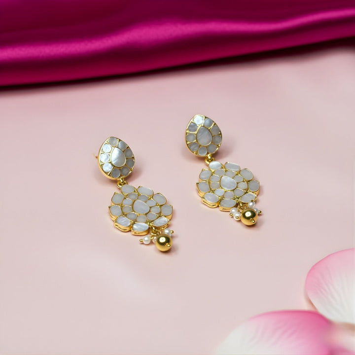 Majestique Mother of Pearl Danglers - HS925