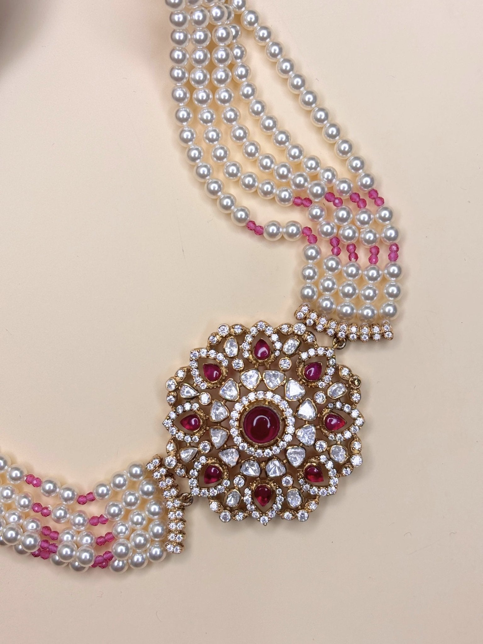 Pink Varnika Choker - HS925