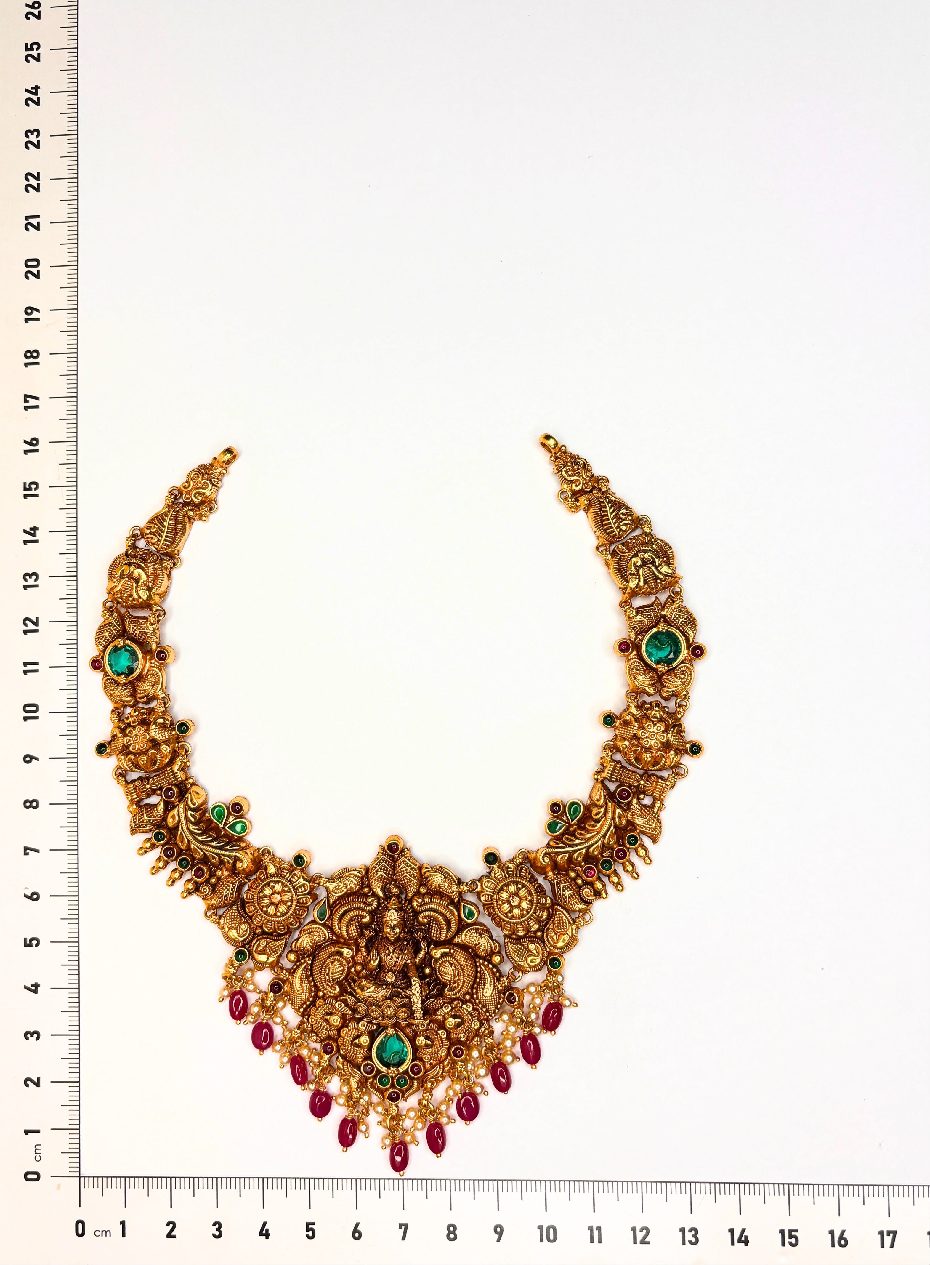 Lakshmi Prakriti Red Short Necklace