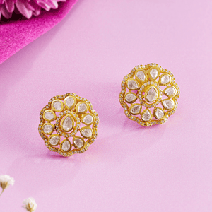 Radiant Peach Glow Pearl Choker Set – Chhavi - HS925