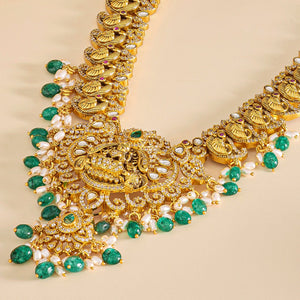 Regal Antique Lakshmi Necklace Set - HS925