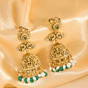 Regal Antique Lakshmi Necklace Set - HS925