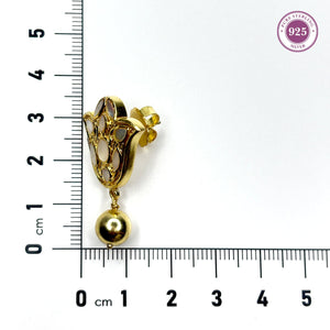 Regal Bloom Mother of Pearl Earrings - HS925