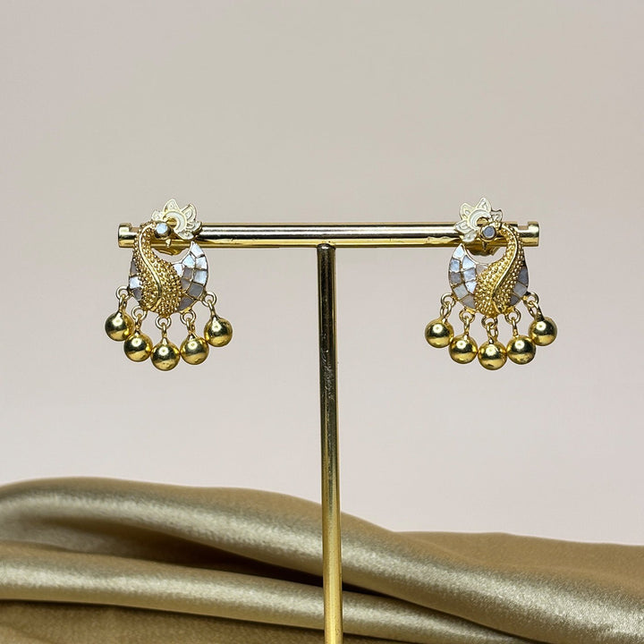 Regal Radiance Mother of Pearl Earrings - HS925