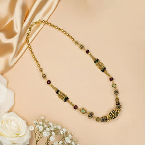 Royal Heritage Mala with Semi-Precious Accents - HS925
