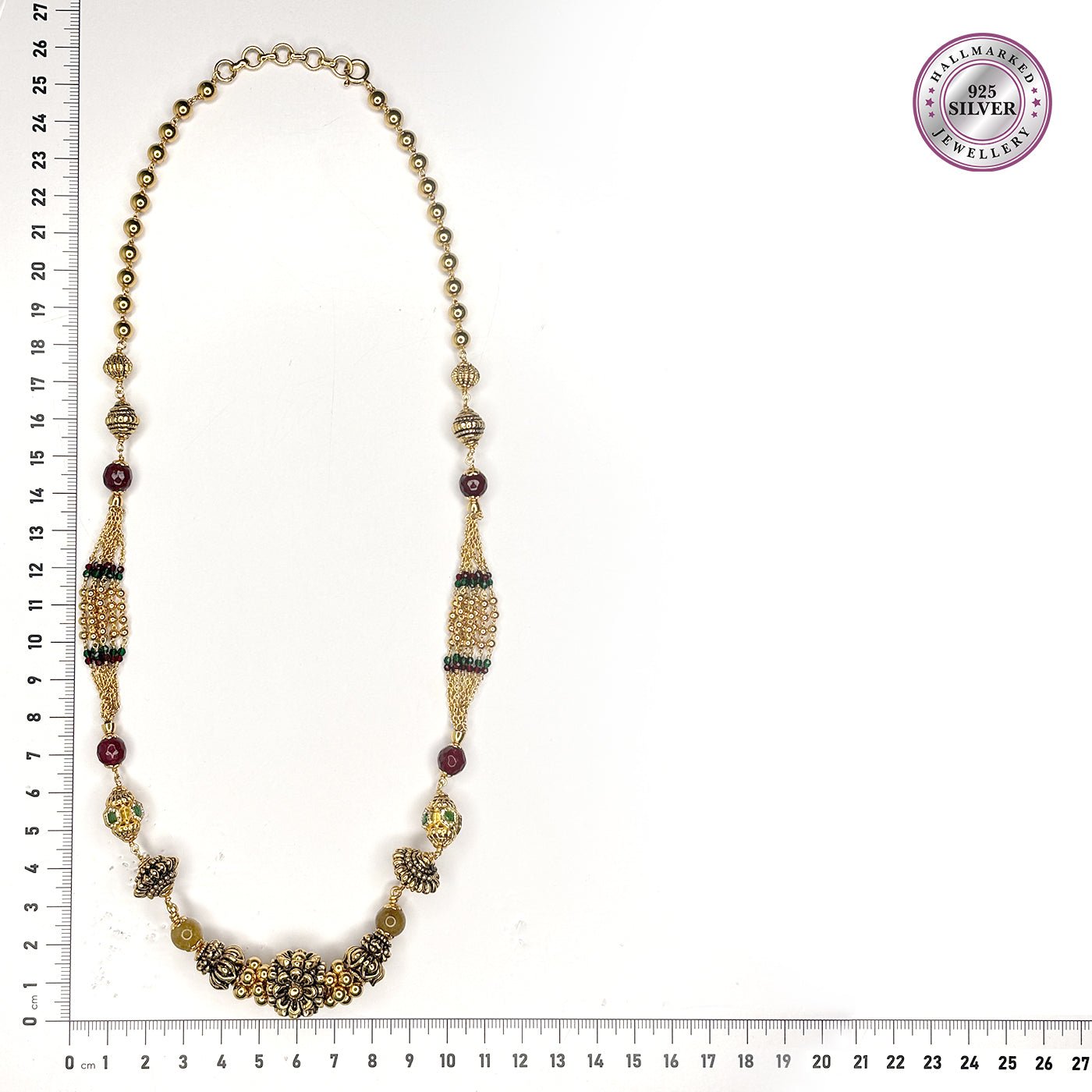 Royal Heritage Mala with Semi-Precious Accents - HS925