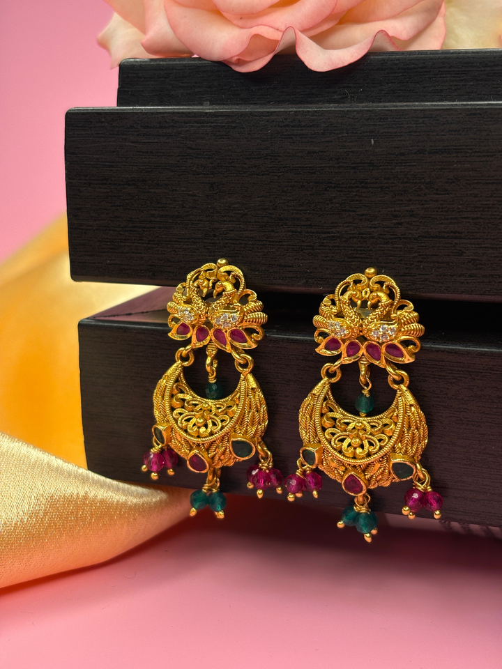 Twin Mayura Jhumki