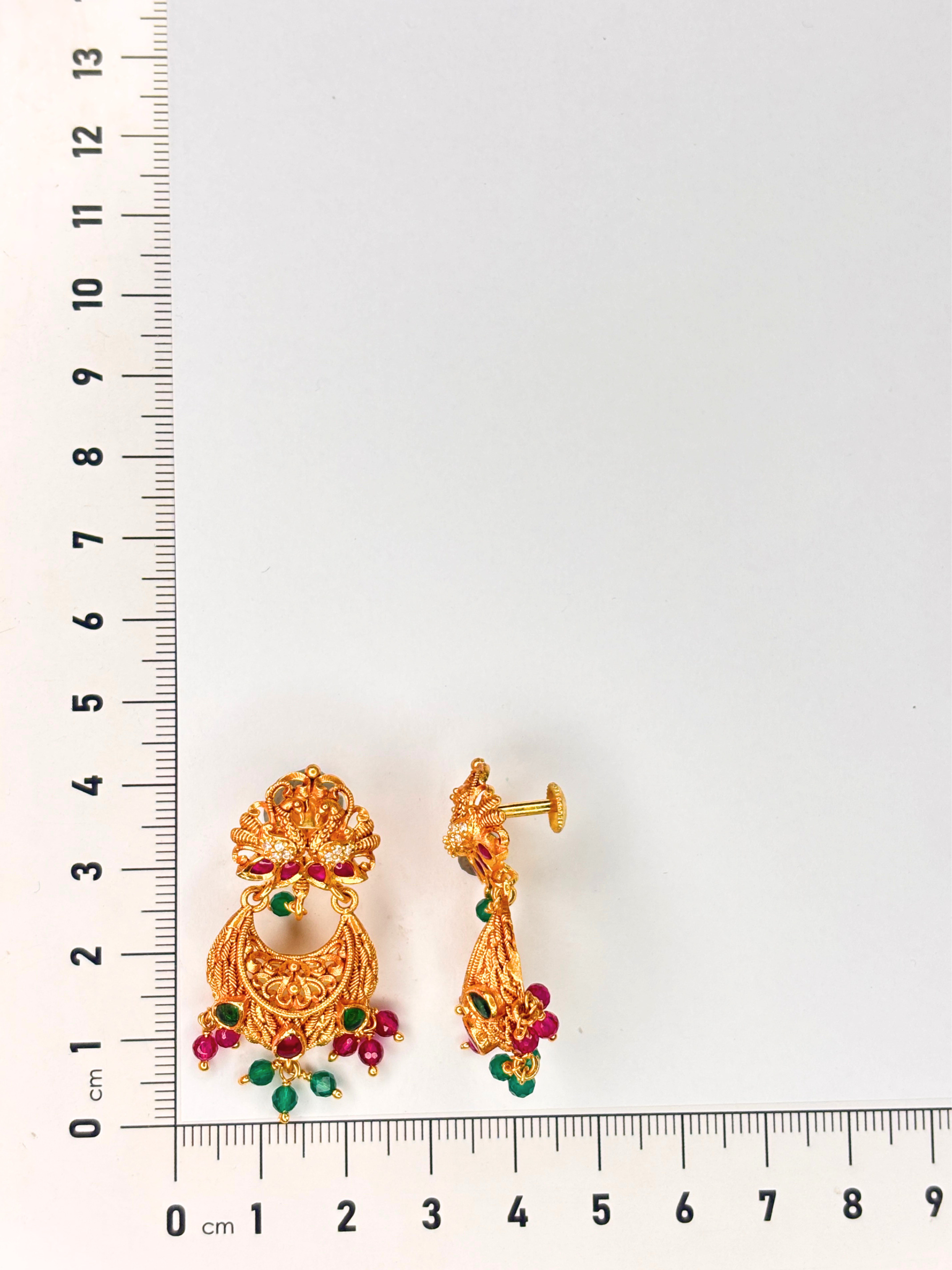 Twin Mayura Jhumki